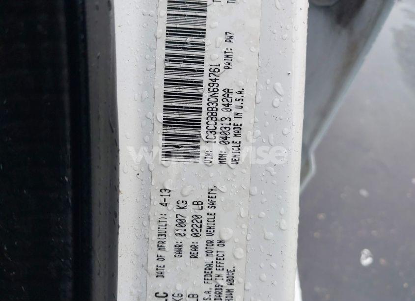 Photo 9 of 2013 Chrysler 200 TOURING (VIN 1C3CCBBB3DN694761)