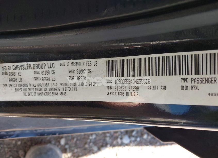 Photo 9 of 2013 Chrysler 200 TOURING (VIN 1C3CCBBB4DN655516)