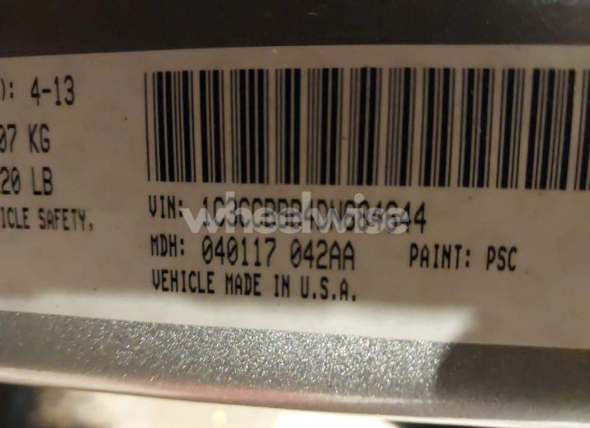 Photo 9 of 2013 Chrysler 200 TOURING (VIN 1C3CCBBB4DN684644)