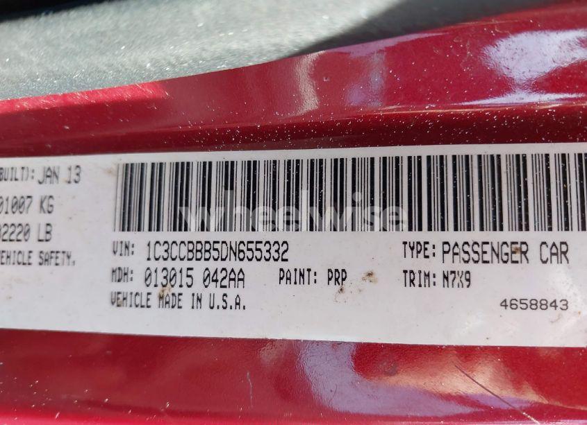 Photo 9 of 2013 Chrysler 200 TOURING (VIN 1C3CCBBB5DN655332)