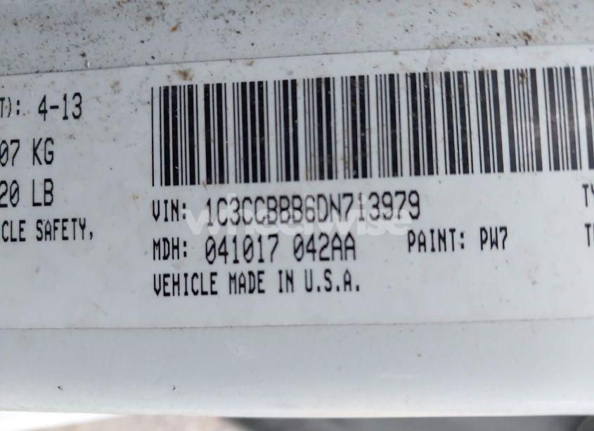 Photo 9 of 2013 Chrysler 200 TOURING (VIN 1C3CCBBB6DN713979)