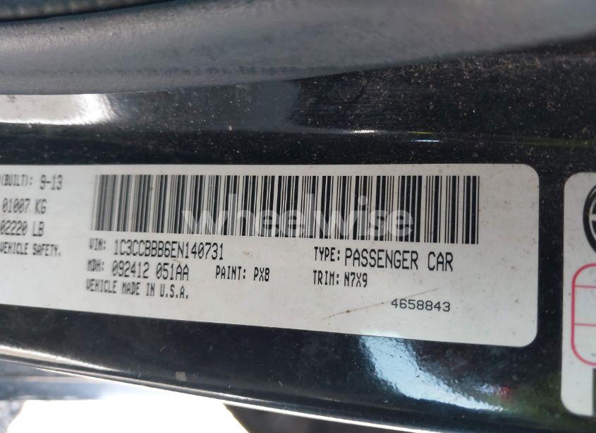 Photo 9 of 2014 Chrysler 200 TOURING (VIN 1C3CCBBB6EN140731)