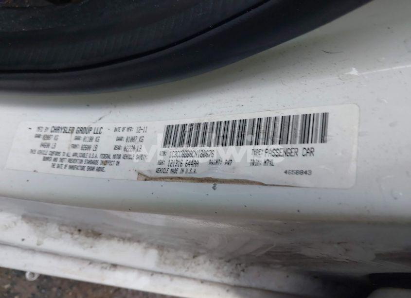 Photo 9 of 2012 Chrysler 200 TOURING (VIN 1C3CCBBB8CN180676)