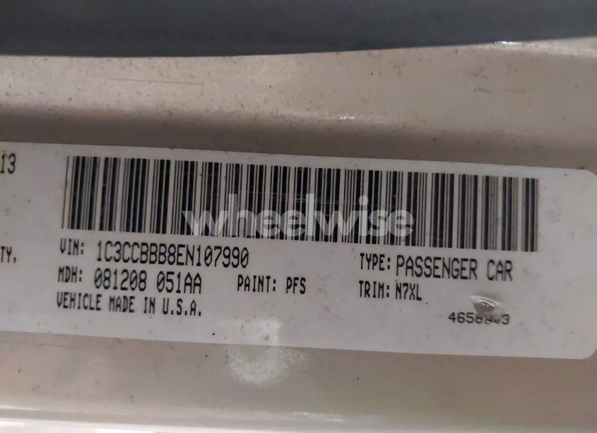 Photo 9 of 2014 Chrysler 200 TOURING (VIN 1C3CCBBB8EN107990)