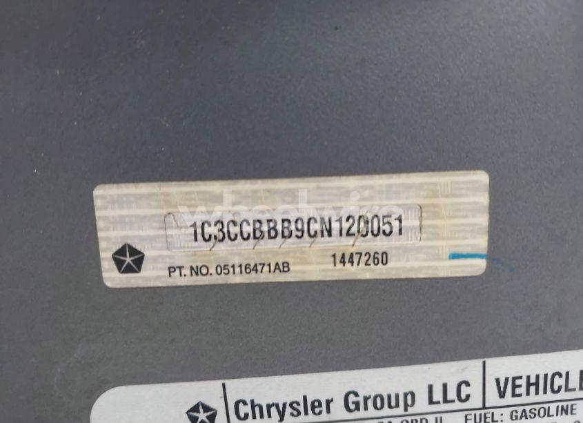 Photo 9 of 2012 Chrysler 200 TOURING (VIN 1C3CCBBB9CN120051)