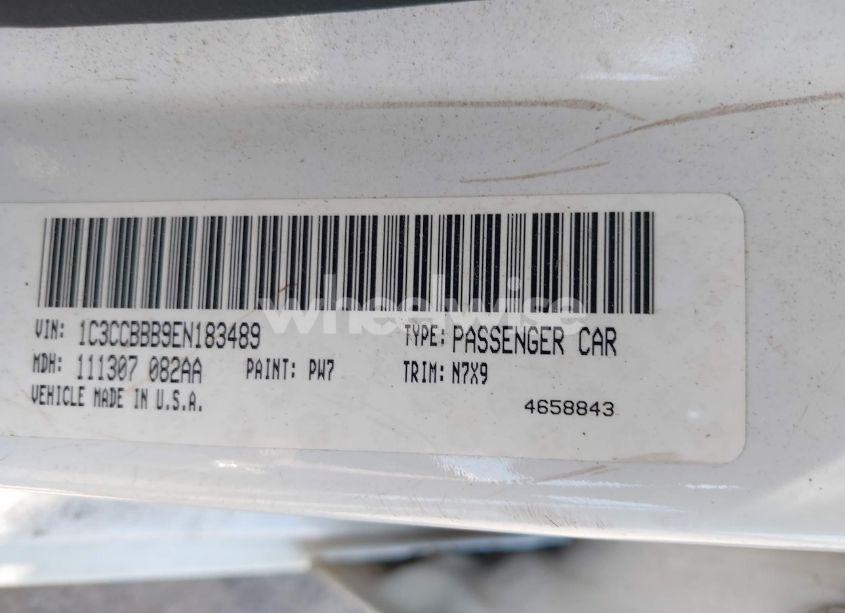 Photo 9 of 2014 Chrysler 200 TOURING (VIN 1C3CCBBB9EN183489)