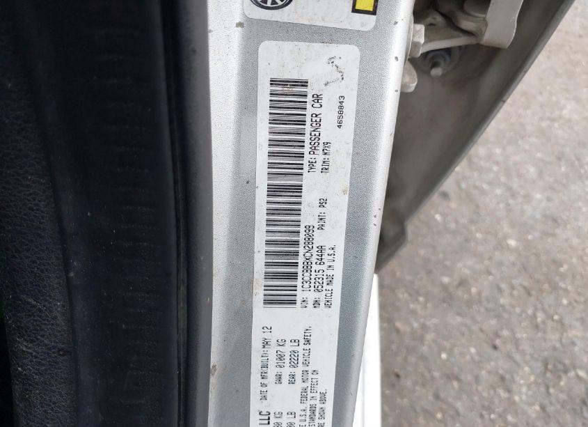 Photo 9 of 2012 Chrysler 200 TOURING (VIN 1C3CCBBBXCN288099)