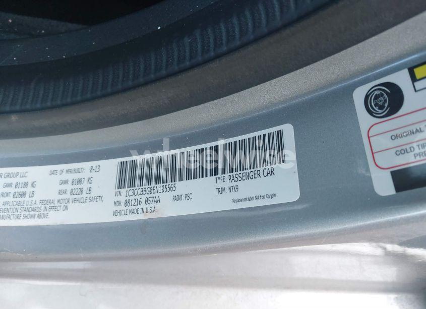 Photo 9 of 2014 Chrysler 200 TOURING (VIN 1C3CCBBG0EN105565)