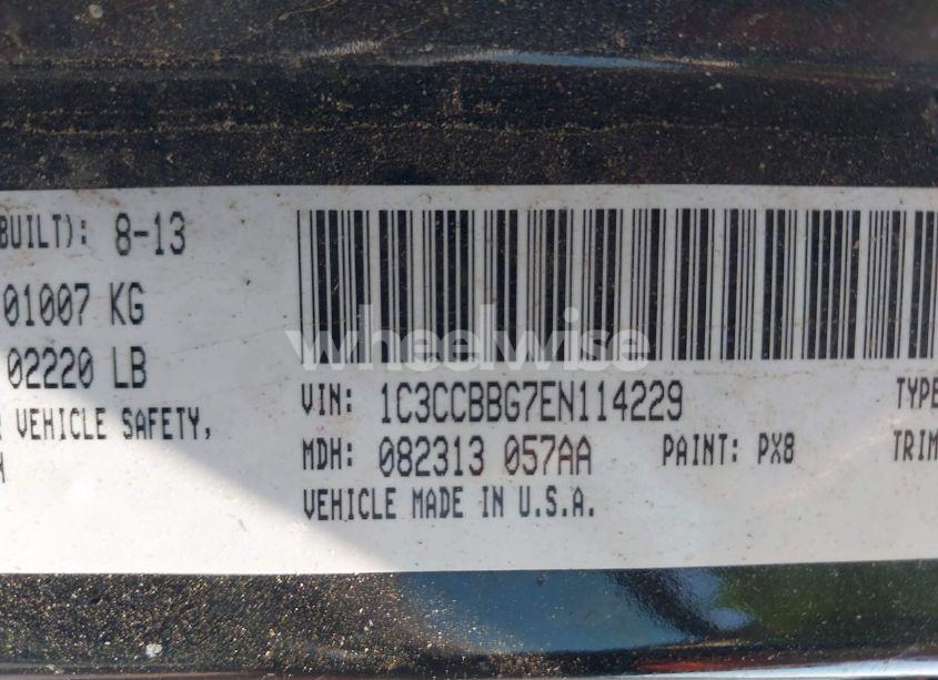 Photo 9 of 2014 Chrysler 200 TOURING (VIN 1C3CCBBG7EN114229)