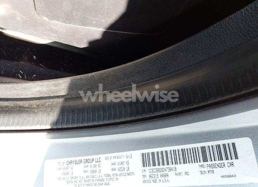 Photo 9 of 2013 Chrysler 200 TOURING (VIN 1C3CCBBG9DN738418)