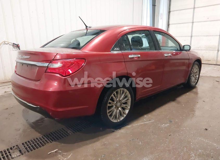 Photo 4 of 2012 Chrysler 200 LIMITED (VIN 1C3CCBCB3CN121758)