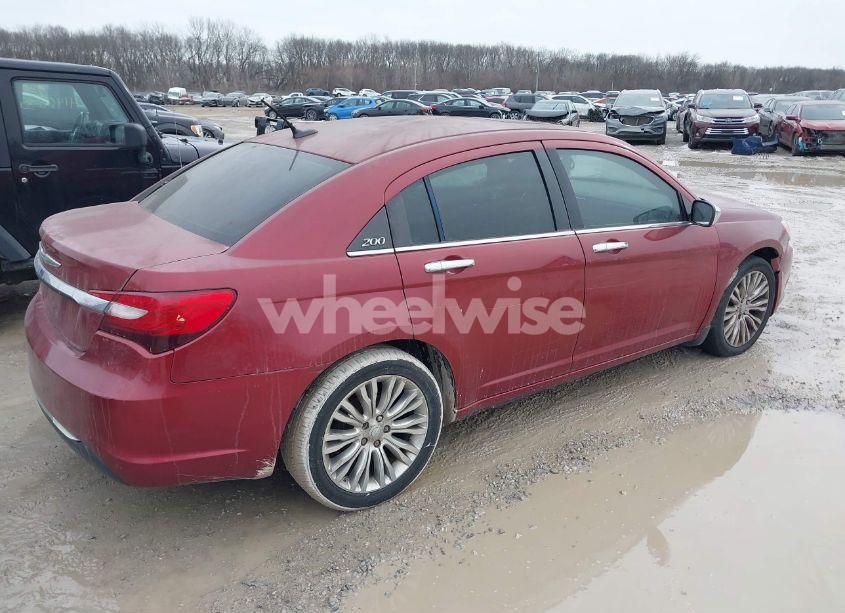Photo 4 of 2012 Chrysler 200 LIMITED (VIN 1C3CCBCB7CN249226)
