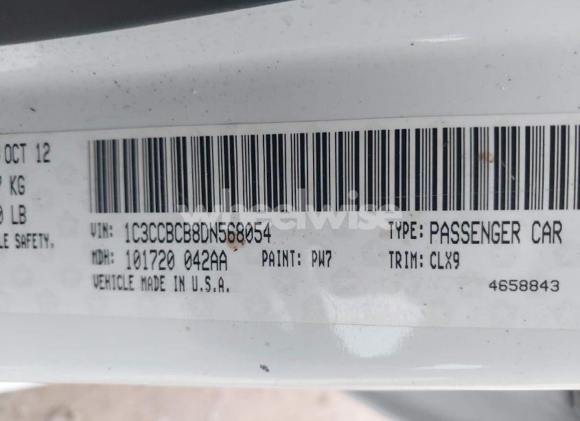 Photo 9 of 2013 Chrysler 200 LIMITED (VIN 1C3CCBCB8DN568054)