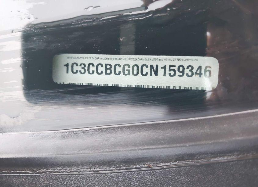 Photo 9 of 2012 Chrysler 200 LIMITED (VIN 1C3CCBCG0CN159346)