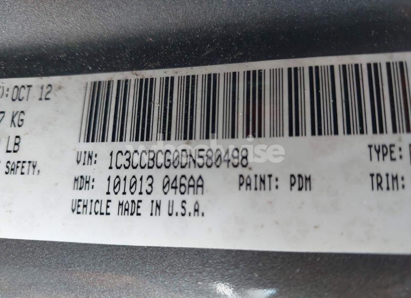 Photo 9 of 2013 Chrysler 200 LIMITED (VIN 1C3CCBCG0DN580498)