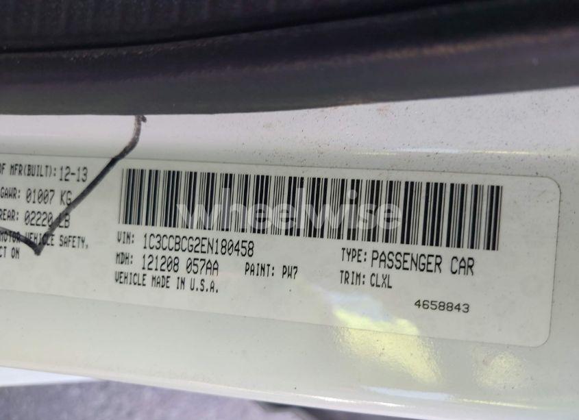 Photo 9 of 2014 Chrysler 200 LIMITED (VIN 1C3CCBCG2EN180458)