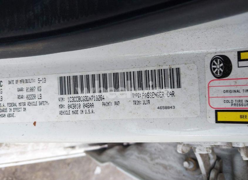 Photo 9 of 2013 Chrysler 200 LIMITED (VIN 1C3CCBCG3DN719264)