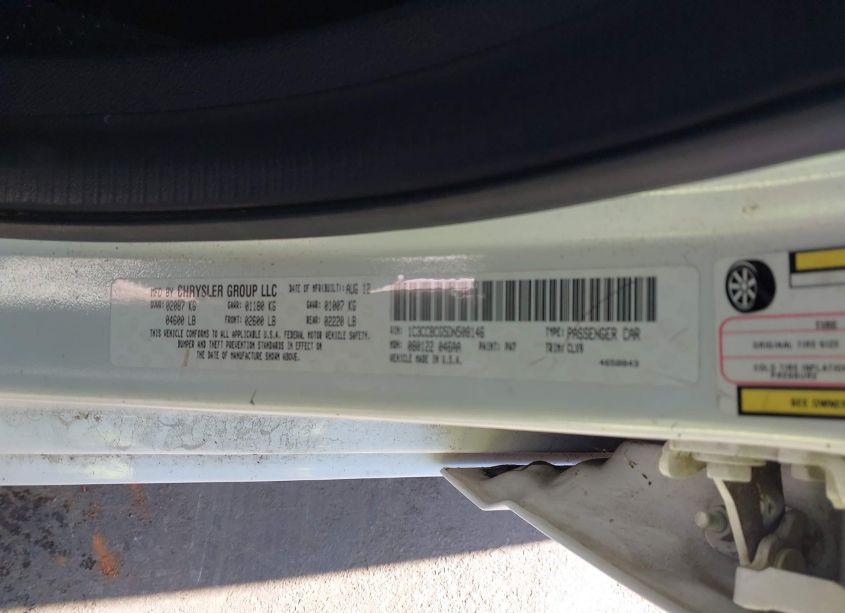 Photo 9 of 2013 Chrysler 200 LIMITED (VIN 1C3CCBCG5DN508146)