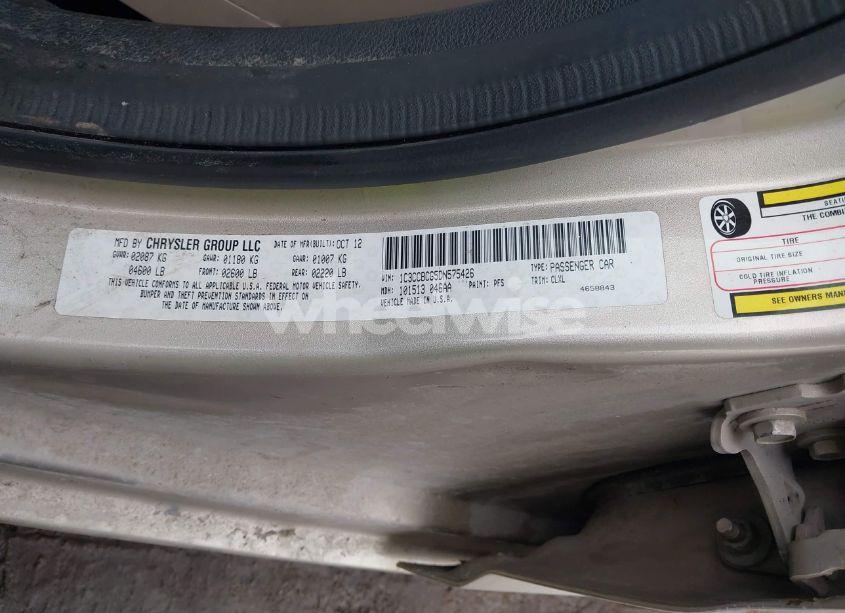 Photo 9 of 2013 Chrysler 200 LIMITED (VIN 1C3CCBCG5DN575426)