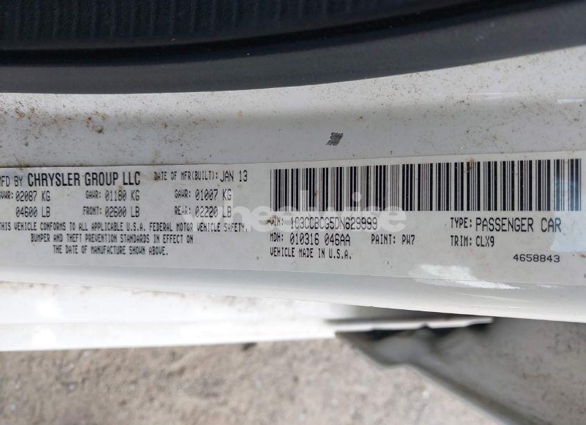 Photo 9 of 2013 Chrysler 200 LIMITED (VIN 1C3CCBCG5DN629999)