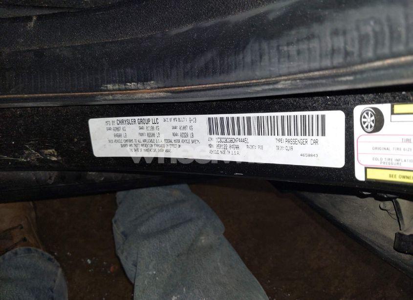 Photo 9 of 2013 Chrysler 200 LIMITED (VIN 1C3CCBCG6DN744451)