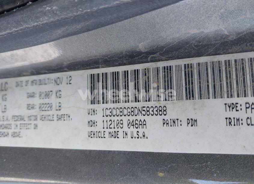 Photo 9 of 2013 Chrysler 200 LIMITED (VIN 1C3CCBCG8DN583388)