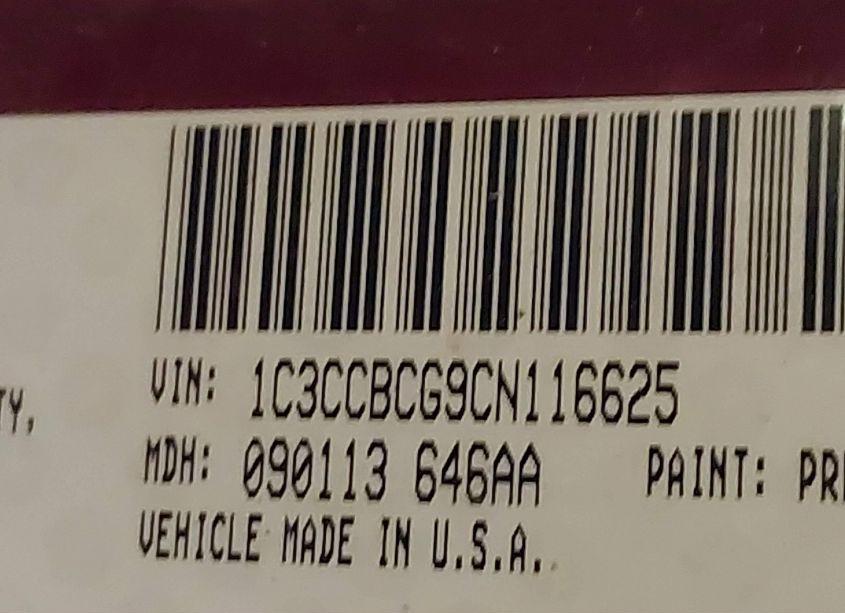 Photo 9 of 2012 Chrysler 200 LIMITED (VIN 1C3CCBCG9CN116625)