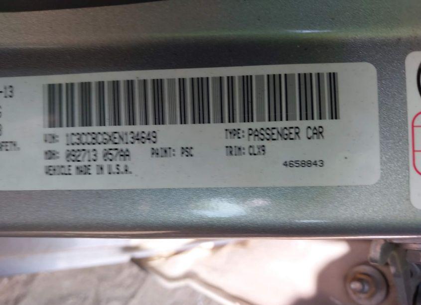 Photo 8 of 2014 Chrysler 200 LIMITED (VIN 1C3CCBCGXEN134649)