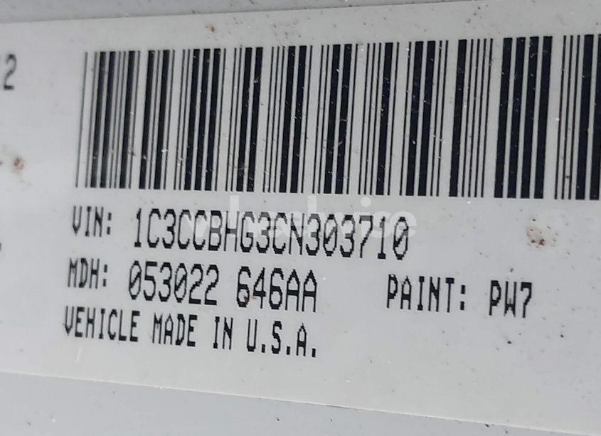 Photo 9 of 2012 Chrysler 200 S (VIN 1C3CCBHG3CN303710)