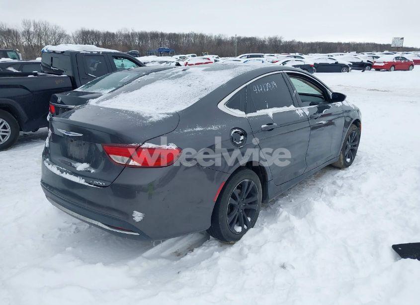 Photo 4 of 2015 Chrysler 200 LIMITED (VIN 1C3CCCAB0FN620143)