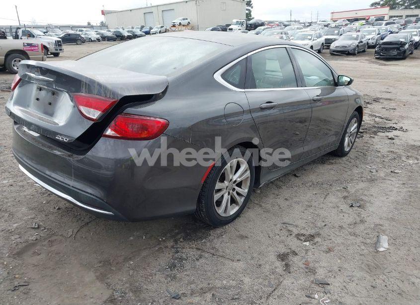 Photo 4 of 2015 Chrysler 200 LIMITED (VIN 1C3CCCAB0FN760693)