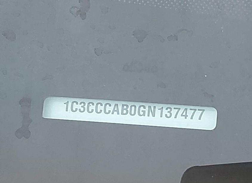 Photo 9 of 2016 Chrysler 200 LIMITED (VIN 1C3CCCAB0GN137477)