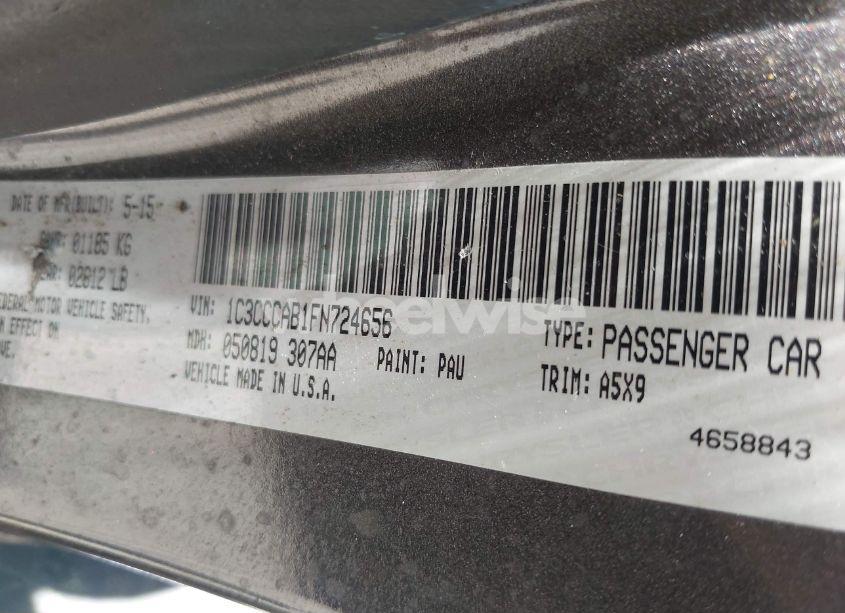 Photo 9 of 2015 Chrysler 200 LIMITED (VIN 1C3CCCAB1FN724656)