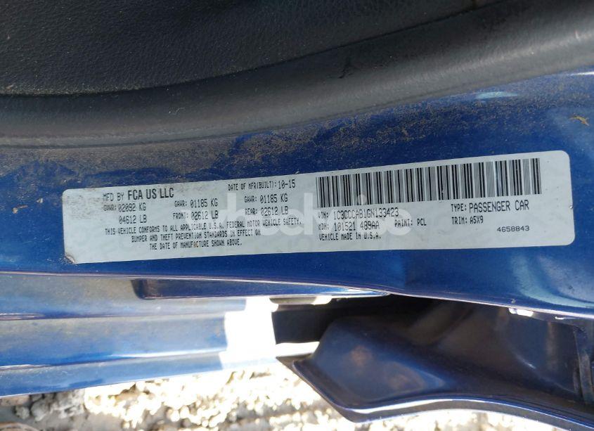 Photo 9 of 2016 Chrysler 200 LIMITED (VIN 1C3CCCAB1GN133423)