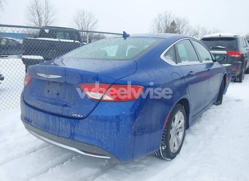 Photo 4 of 2016 Chrysler 200 LIMITED PLATINUM (VIN 1C3CCCAB1GN190351)