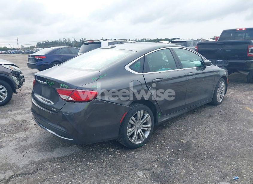 Photo 4 of 2015 Chrysler 200 LIMITED (VIN 1C3CCCAB2FN567798)