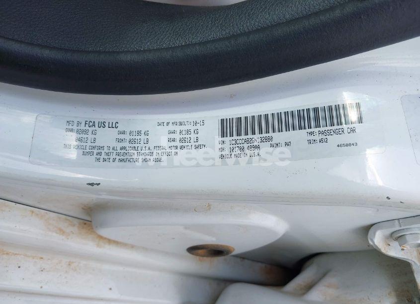 Photo 9 of 2016 Chrysler 200 LIMITED (VIN 1C3CCCAB2GN132880)