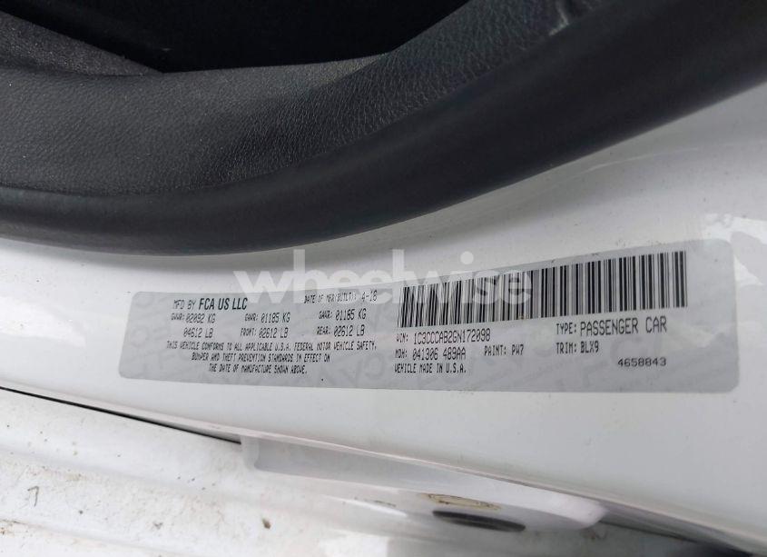 Photo 9 of 2016 Chrysler 200 LIMITED PLATINUM (VIN 1C3CCCAB2GN172098)