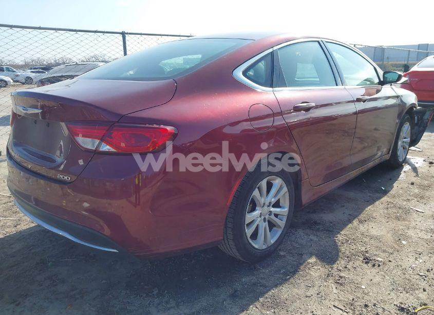 Photo 4 of 2015 Chrysler 200 LIMITED (VIN 1C3CCCAB3FN570323)