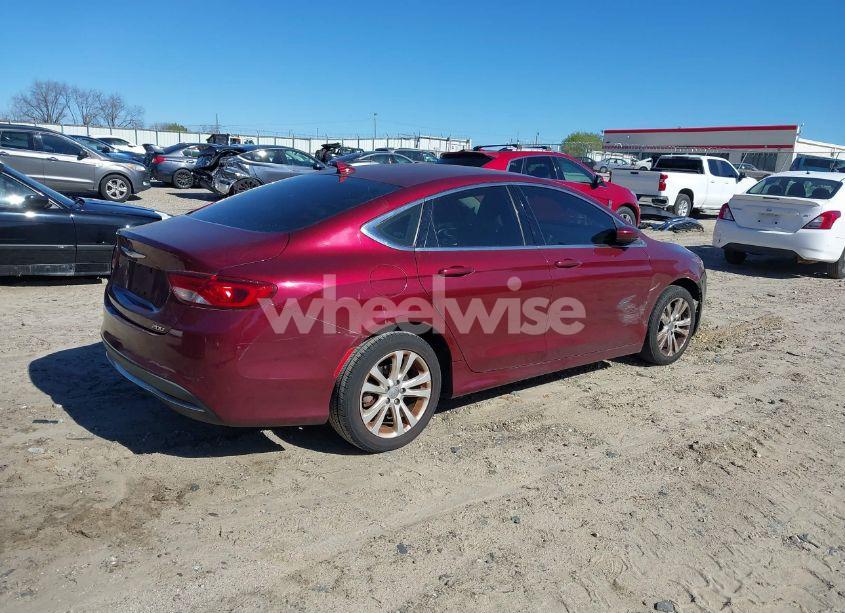 Photo 4 of 2015 Chrysler 200 LIMITED (VIN 1C3CCCAB3FN684029)