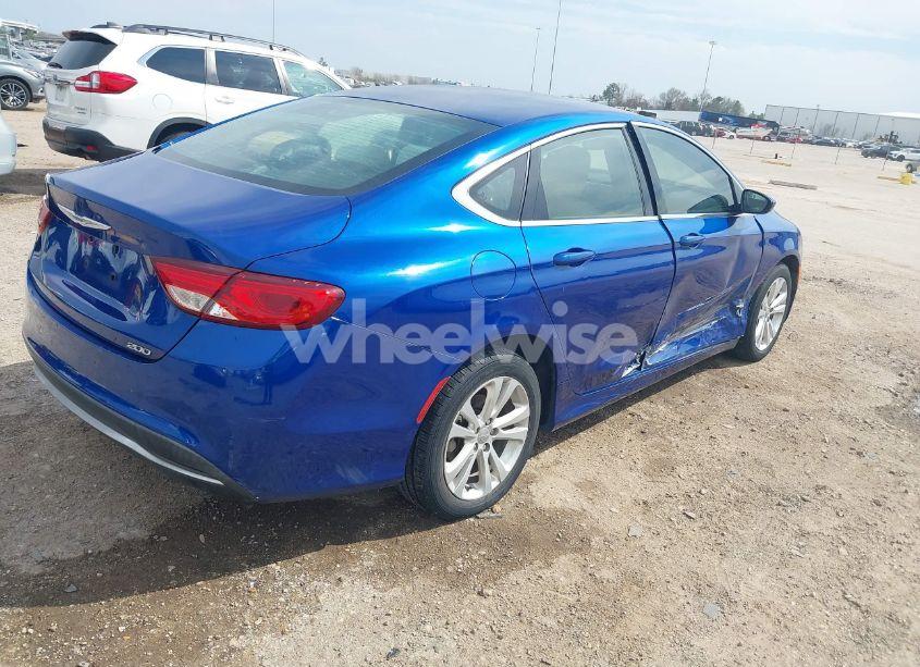 Photo 4 of 2015 Chrysler 200 LIMITED (VIN 1C3CCCAB3FN684192)