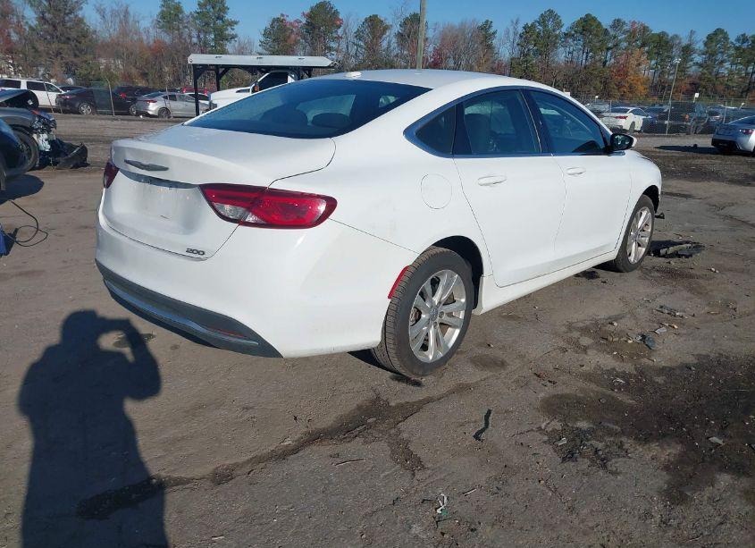 Photo 4 of 2015 Chrysler 200 LIMITED (VIN 1C3CCCAB4FN534219)