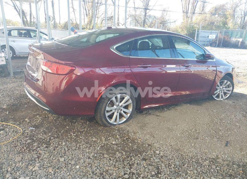 Photo 4 of 2015 Chrysler 200 LIMITED (VIN 1C3CCCAB5FN688163)