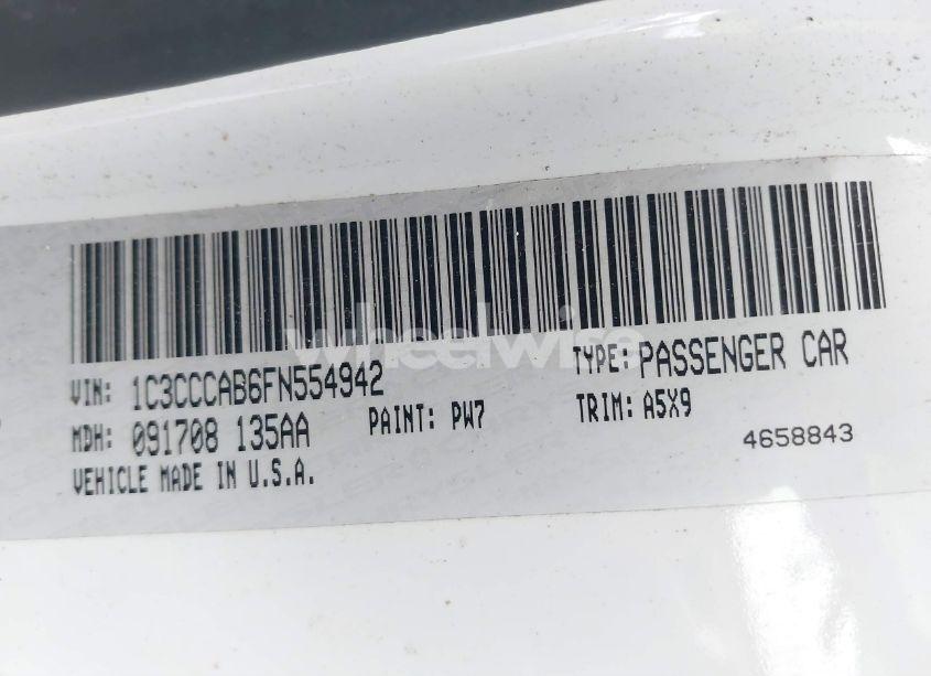 Photo 9 of 2015 Chrysler 200 LIMITED (VIN 1C3CCCAB6FN554942)