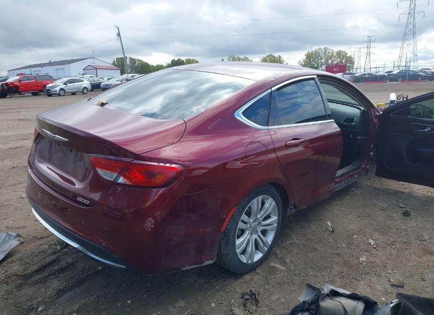 Photo 4 of 2015 Chrysler 200 LIMITED (VIN 1C3CCCAB6FN573619)