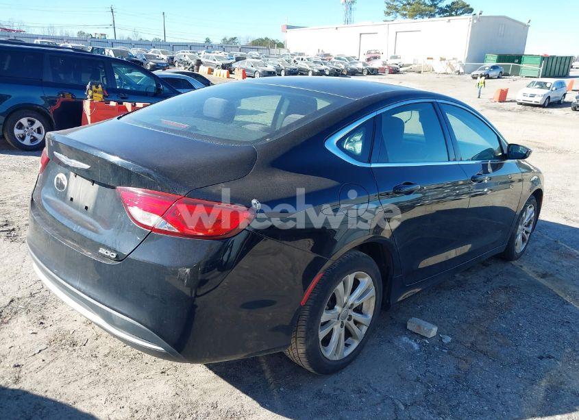 Photo 4 of 2015 Chrysler 200 LIMITED (VIN 1C3CCCAB6FN652711)