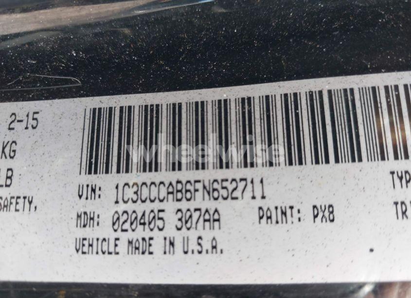 Photo 9 of 2015 Chrysler 200 LIMITED (VIN 1C3CCCAB6FN652711)