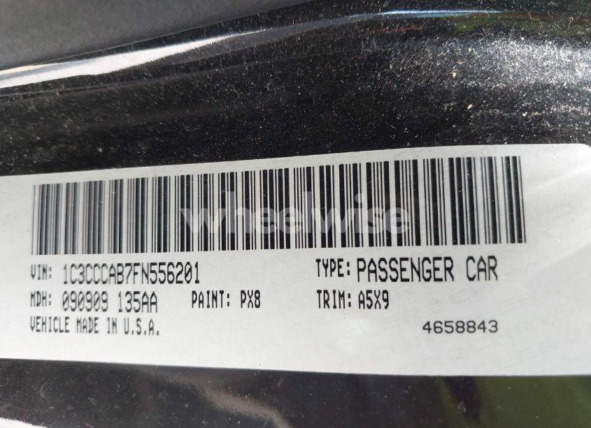 Photo 9 of 2015 Chrysler 200 LIMITED (VIN 1C3CCCAB7FN556201)