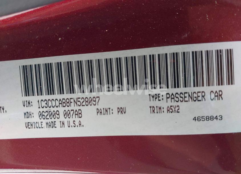 Photo 9 of 2015 Chrysler 200 LIMITED (VIN 1C3CCCAB8FN528097)