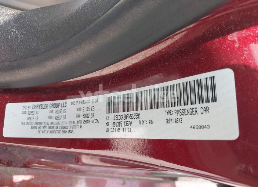 Photo 9 of 2015 Chrysler 200 LIMITED (VIN 1C3CCCAB8FN555591)